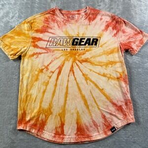 RAWGEAR Shirt‎ Mens Small Tie Dye Gym Workout Activewear Heavyweight